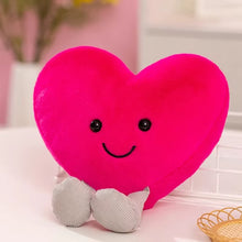 15/18/30Cm Lovely Plush Cute Heart Pillow Toy Lover Kids Friends Festival Gift Soft Plush Stuffed Red Love Heart Shape Pillow